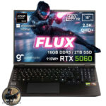 GameRaider FLUX GR16 AMD Ryzen 9-8940HX GeForce RTX 5060 8GB 115W 16GB DDR5 2TB SSD 16 inç 2.5K QHD+ 180Hz W11 Home Gaming Laptop - Çanta Hediyeli  - 007 First Light Hediyeli