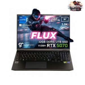 Gameraider Flux Gr16 Intel Core I7 14650hx Geforce Rtx 5070 8gb 115w 32gb Ddr5 2tb Ssd 16 Inç 2.5k Qhd+ 180hz W11 Home Gaming Laptop Çanta Hediyeli Control Resonant Hediyeli 1