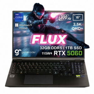 Gameraider Flux Gr16 Intel Core I9 14900hx Geforce Rtx 5060 8gb 115w 32gb Ddr5 1tb Ssd 16 Inç 2.5k Qhd+ 300hz W11 Home Gaming Laptop Çanta Hediyeli 1