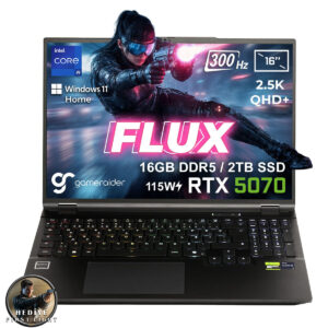Gameraider Flux Gr16 Intel Core I9 14900hx Geforce Rtx 5070 8gb 115w 16gb Ddr5 2tb Ssd 16 Inç 2.5k Qhd+ 300hz W11 Home Gaming Laptop Çanta Hediyeli 007 First Light Hediyeli 1