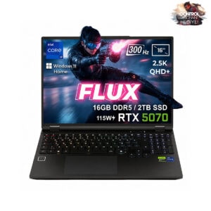 Gameraider Flux Gr16 Intel Core I9 14900hx Geforce Rtx 5070 8gb 115w 16gb Ddr5 2tb Ssd 16 Inç 2.5k Qhd+ 300hz W11 Home Gaming Laptop Çanta Hediyeli Control Resonant Hediyeli 1