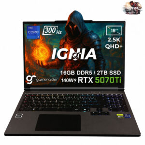 Gameraider Ignia Gr16 Intel Core I9 14900hx Geforce Rtx 5070ti 12gb 140w 16gb Ddr5 2tb Ssd 16 Inç 2.5k Qhd+ 300hz Freedos Gaming Laptop Çanta Hediyeli Control Resonant Hediyeli 1