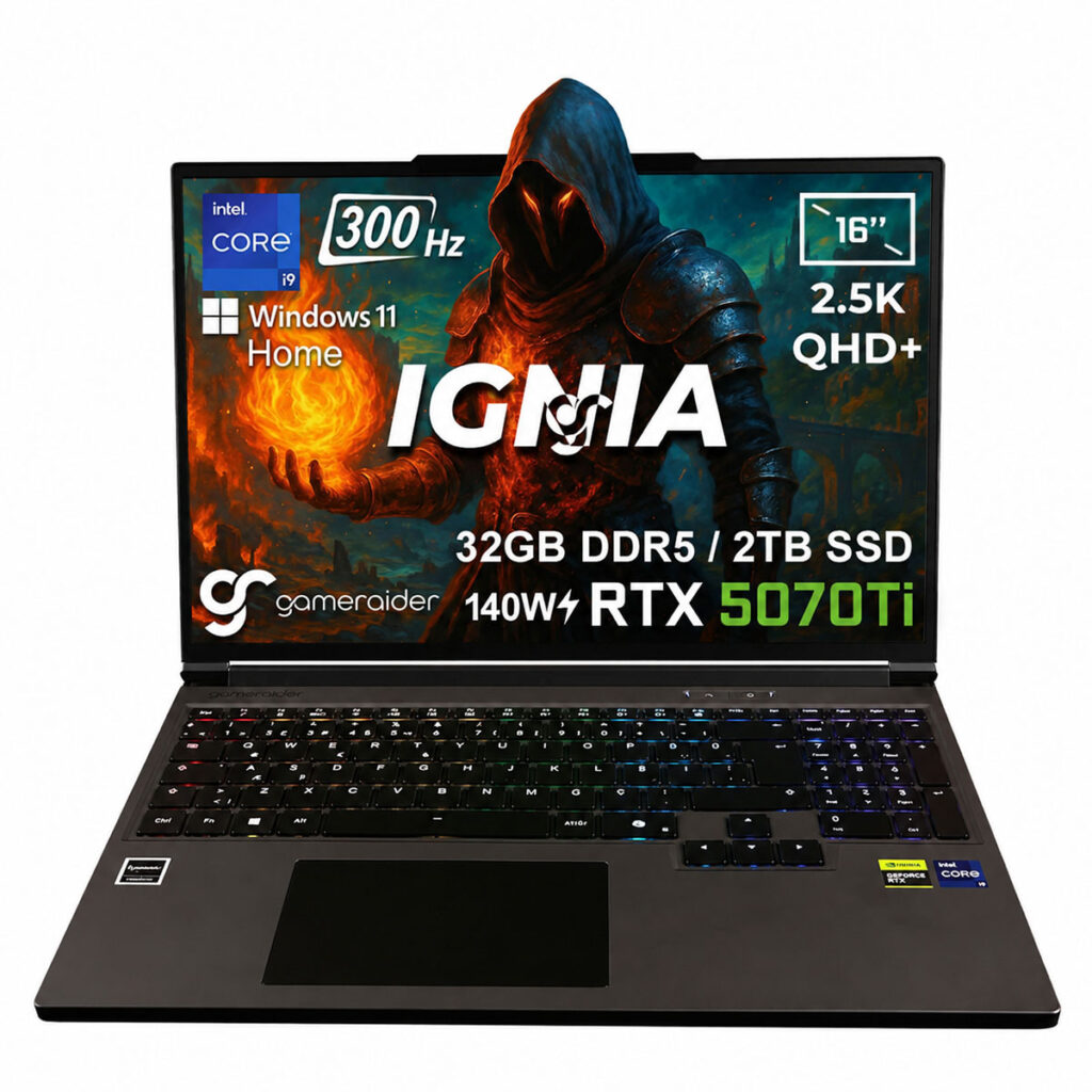 GameRaider IGNIA GR16 Intel Core i9-14900HX GeForce RTX 5070Ti