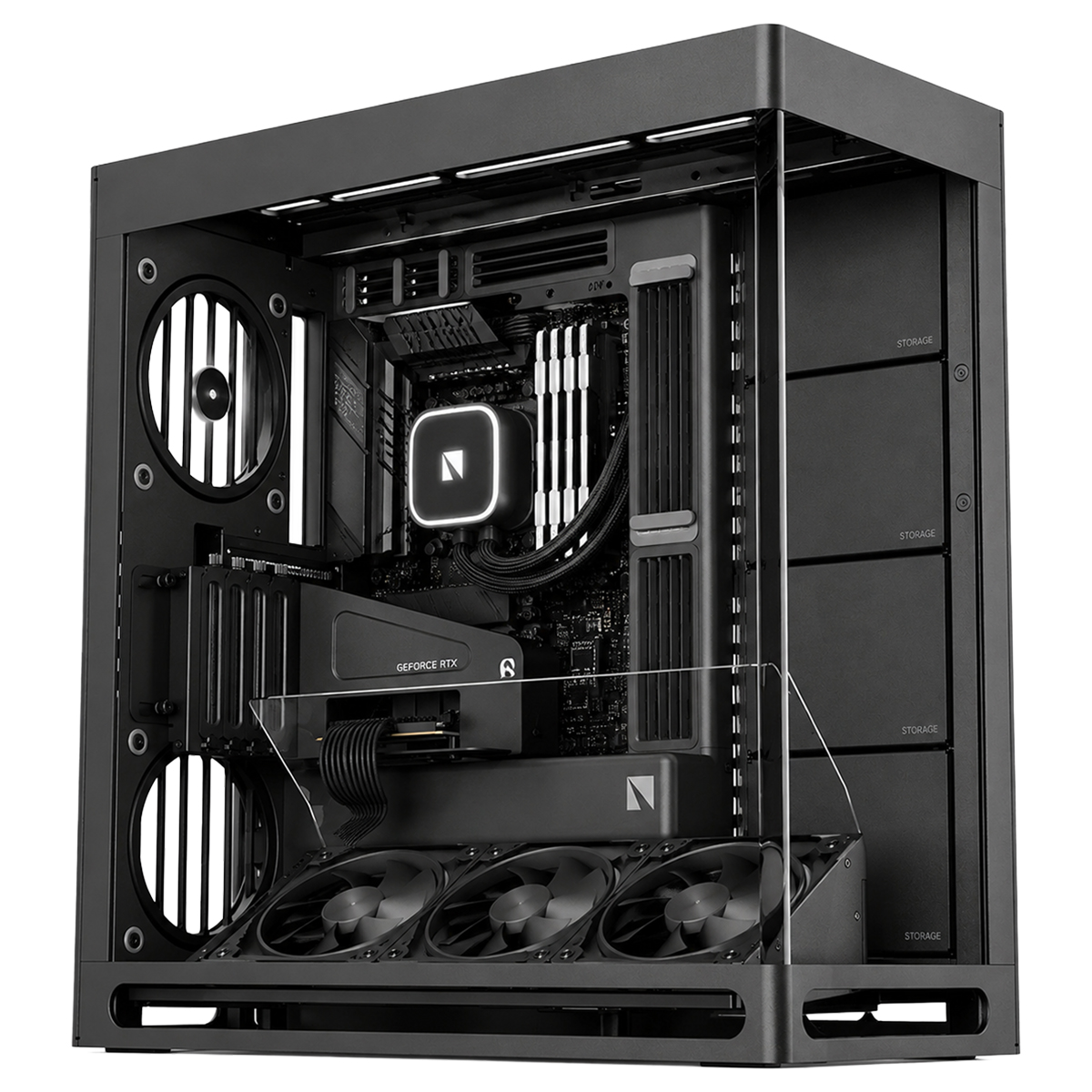 HAVN HS 420 VGPU Edition Black ATX Gaming Kasa - Gaming.Gen.TR