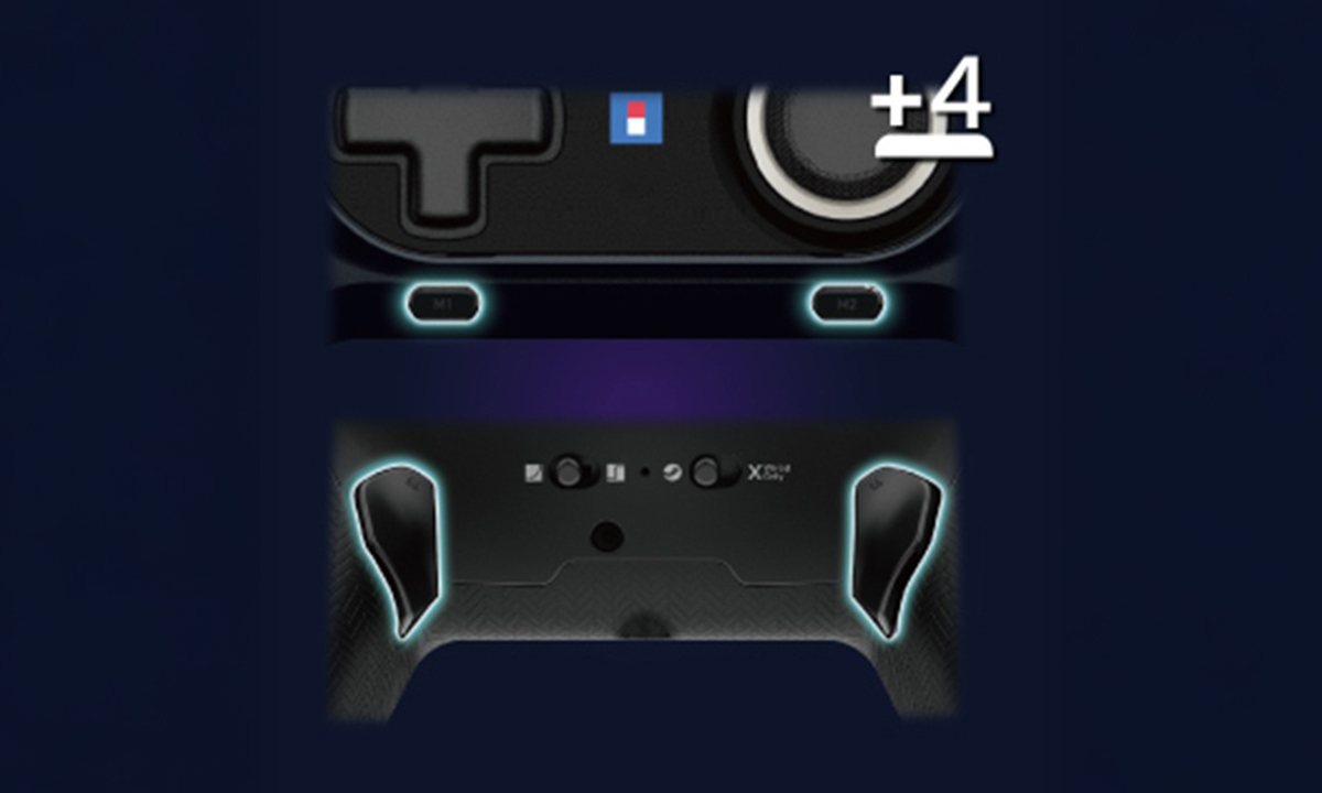 Programlanabilir işlevlere sahip dört ek düğme