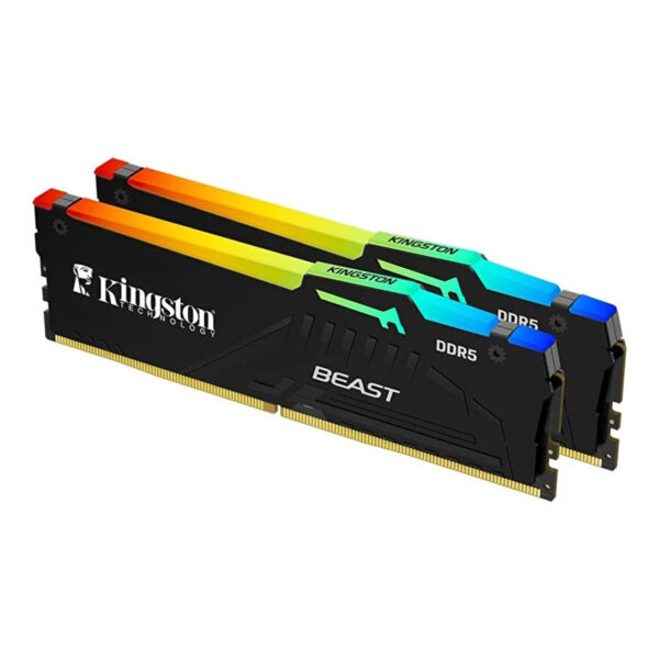 Kingston Beast Rgb 16gb (2x8gb) 6000mhz Cl36 Intel Xmp 3.0 – Amd Expo Ddr5 Siyah Ram (kf560c36bbeak2 16tr) 2