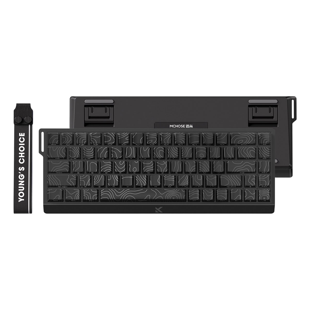 MCHOSE Ace 68 Super E-sport Black Topographic - Gaming.Gen.TR