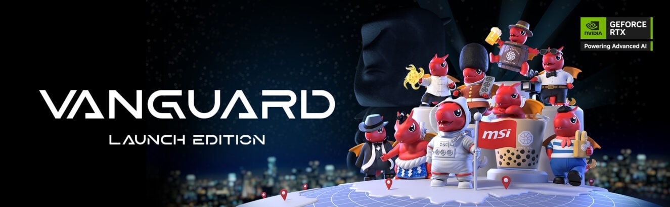Vanguard oyun karakterleri ve lansman görüntüsü, yüksek çözünürlüklü ve detaylı, güçlü grafikler ile ön plana çıkıyor, en iyi oyun deneyimi için optimize edilmiştir.