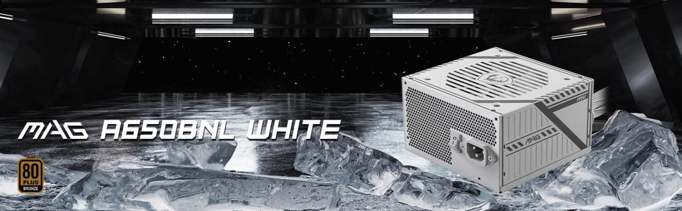 MSI MAG A650BNL WHITE 650W Güç Kaynağı H1