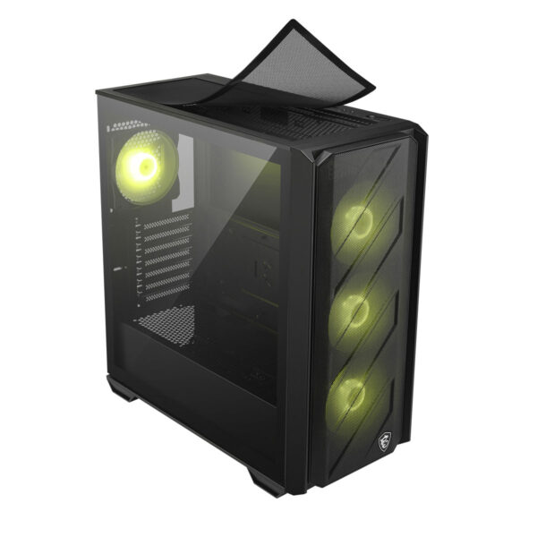 Msi Mag Forge 330r Airflow 4x120mm Argb Fan Mesh Temperli Cam Mid Tower Atx Gaming Kasa 5