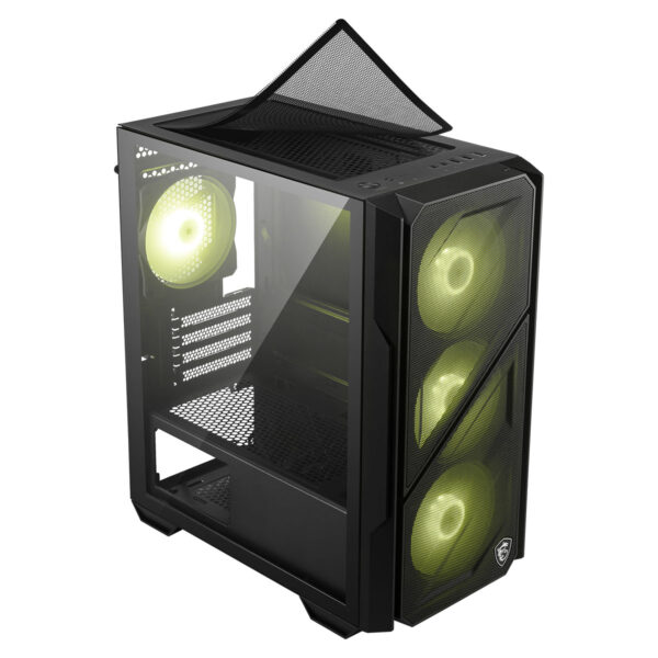 Msi Mag Forge M110r Airflow 4x120mm Argb Fan Mesh Temperli Cam Mini Tower Matx Gaming Kasa 4