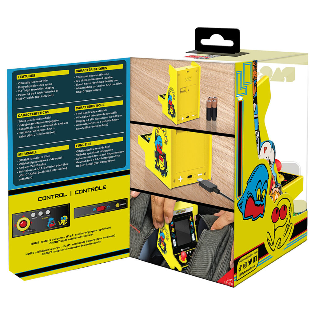 My Arcade 12cm Pac-Man Retro Oyun Konsolu - Gaming.Gen.TR