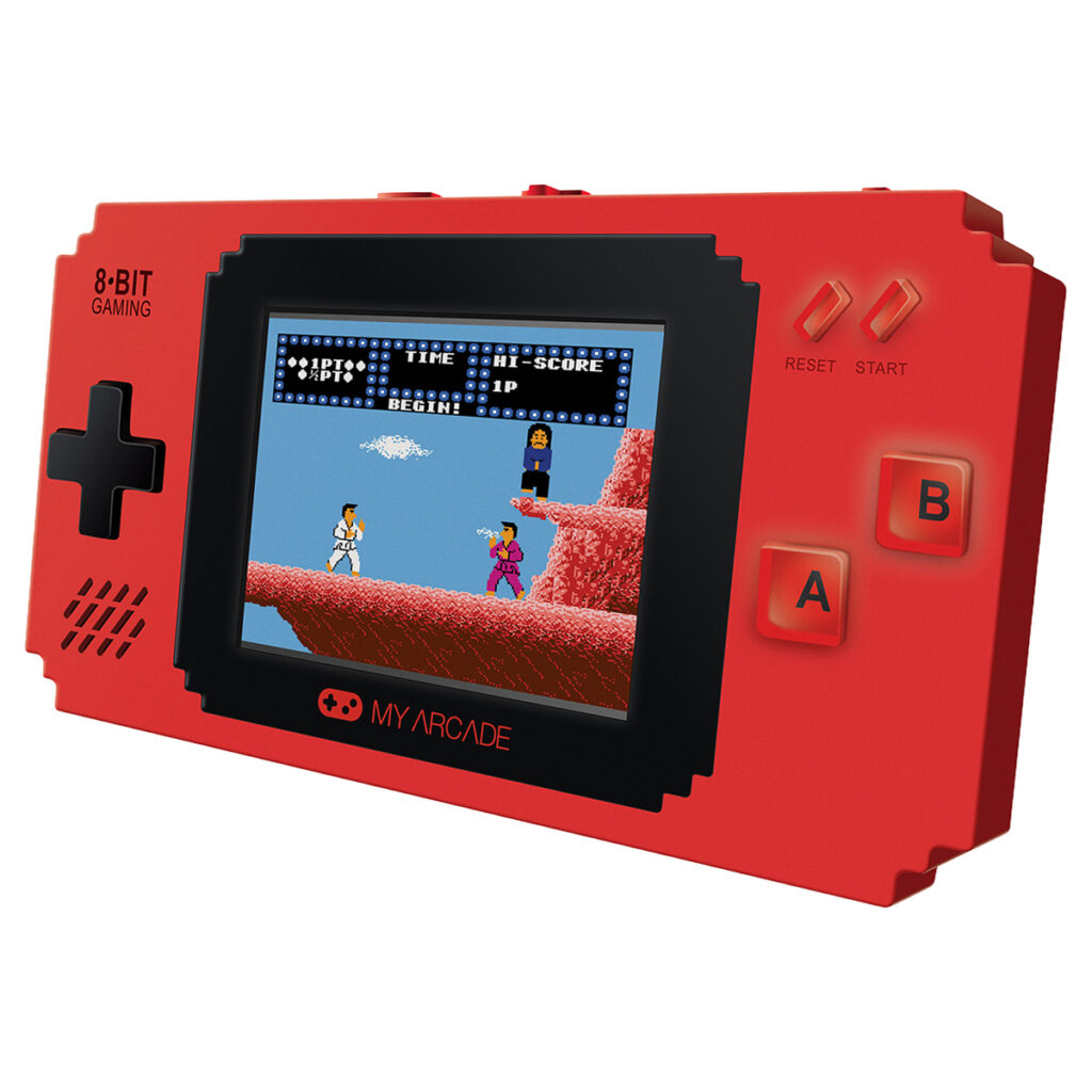 My Arcade Pixel Player Mini Consola Portátil Con 300 Juegos Clásicos, Incluye Data East, Volumen Ajustable, Salida Auriculares