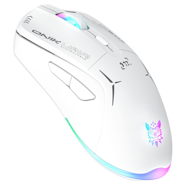 Onikuma Cw917 White Rgb Kablosuz Simetrik Gaming Mouse 2