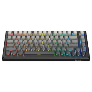 Onikuma G83 Gradient Gray Black Outemu Customized Linear Switch Hotswap Rgb Kablosuz Ingilizce Mekanik Gaming Klavye 1