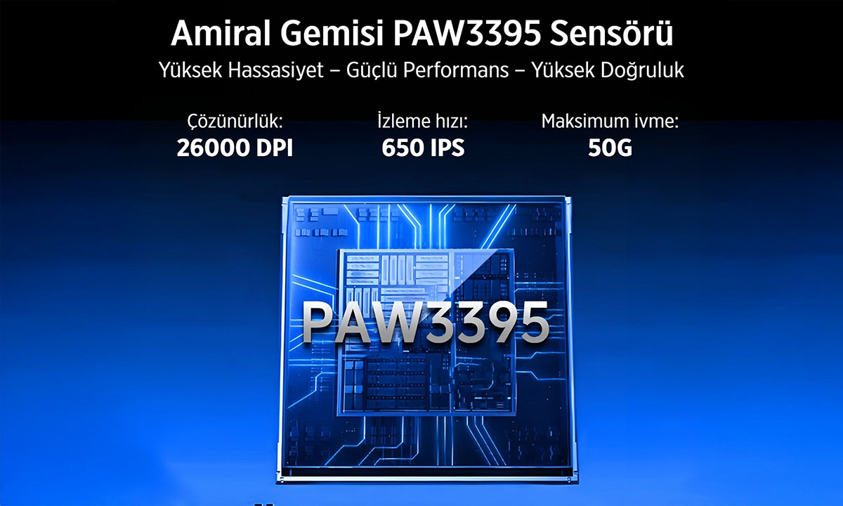 PAW3395 Sensör ile Zirve Performans