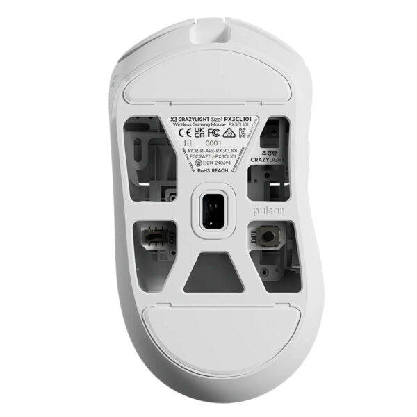 Pulsar X3 Crazylight Uyuni White Size 1 Mini Xs 1 Sensör Kablosuz Gaming Mouse (px3rcl102) 4