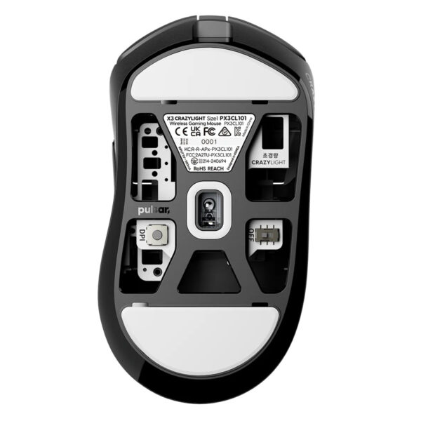 Pulsar X3 Lhd Crazylight Jet Black Size 1 Mini 8k Hz Xs 1 Sensör Kablosuz Gaming Mouse (px3lcl101) 4