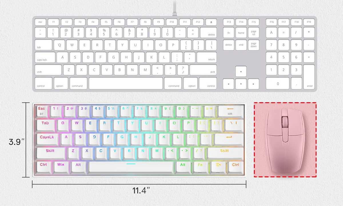 Yükseltilmiş K530 PRO Çalışırken Değiştirilebilir Klavye