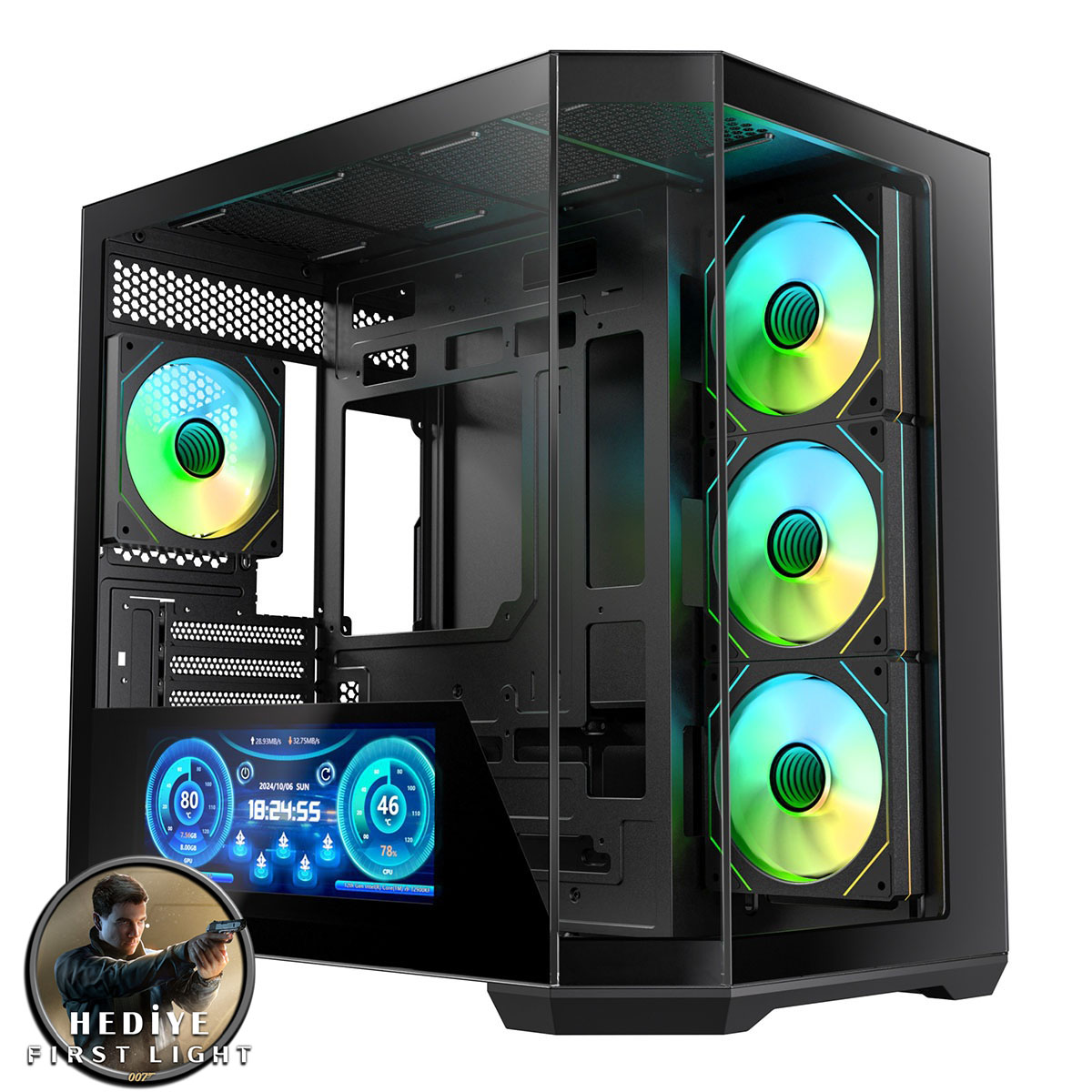 Sunrise 5080 Amd Ryzen 7 7800x3d Tray Galax Geforce Rtx 5080 Ex Gamer 1 Click Oc 16gb 32gb Ram 1tb M.2 Ssd Sistem Tavsiyesi 007 First Light Hediyeli 1