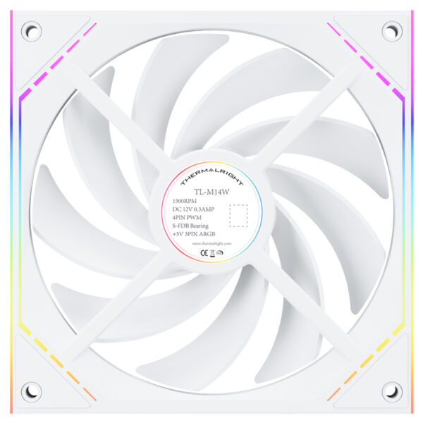 Thermalright Tl M14w Beyaz Argb 140mm Kasa Fani 8
