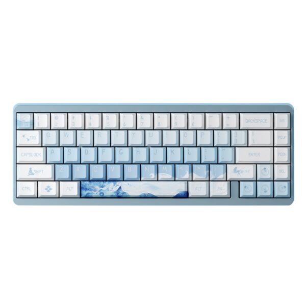 Varmilo Muse65 He Ariel Magnetic White Manyetik Switch Hall Effect Rgb Hotswap İngilizce Mekanik Gaming Klavye 1