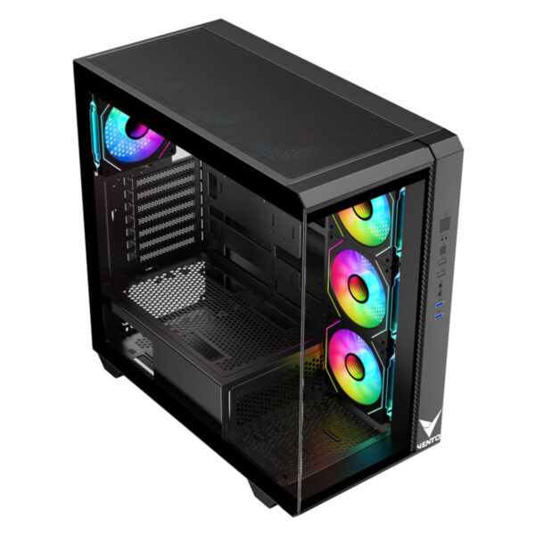Vento Vg4302fa 4x120mm Argb Fan Temperli Cam Usb 3.0 Vita Gm 1000w 80+ Gold Mid Tower E Atx Gaming Kasa 3