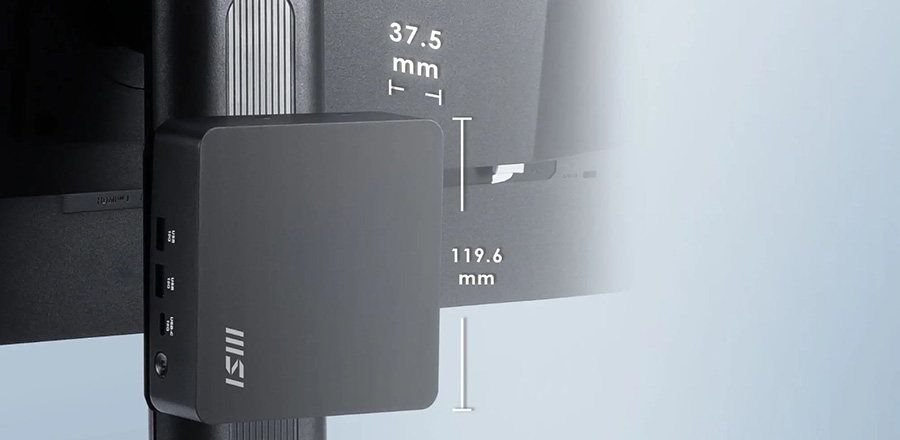 MSI CUBI NUC AI 1UMG-062EU Beyaz Mini Bilgisayar H15