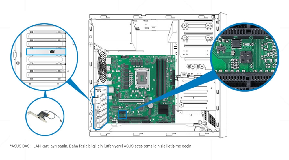 ASUS Pro B860M-C-CSM Anakart H20