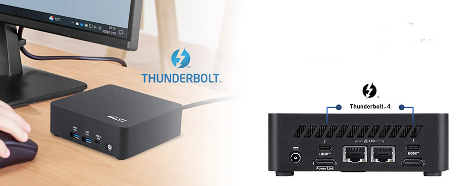 MSI CUBI NUC AI 1UMG-062EU Beyaz Mini Bilgisayar H19