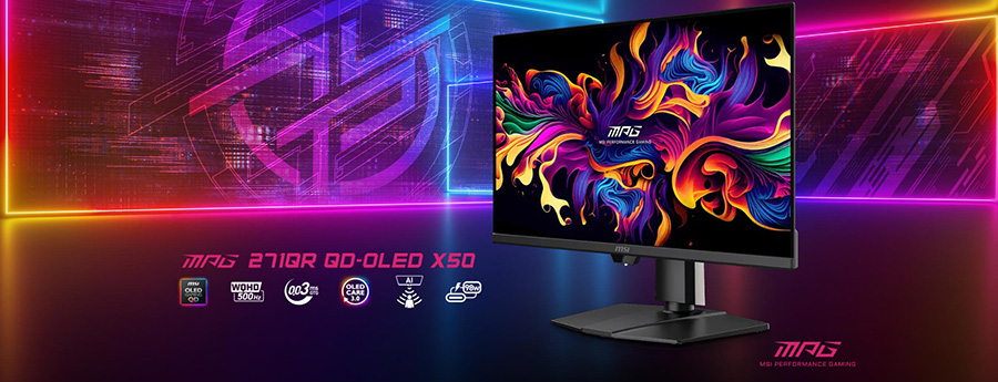 MSI MPG 271QR QD-OLED X50 Gaming Monitör H2