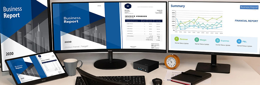 MSI CUBI NUC AI 1UMG-062EU Beyaz Mini Bilgisayar H20