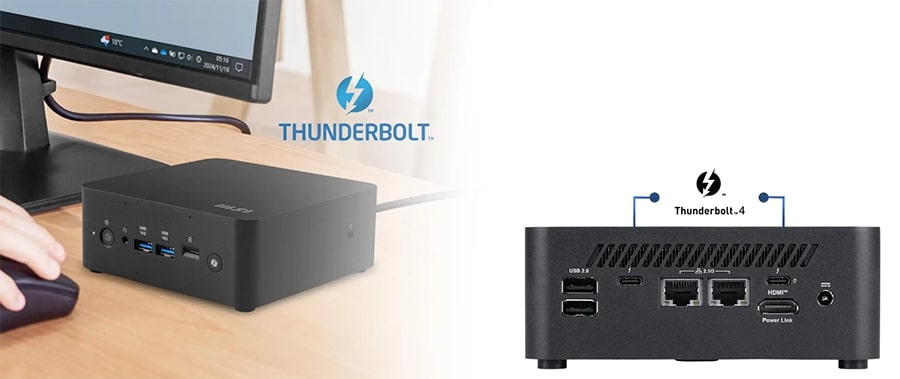 MSI CUBI NUC AI+ 2MG-001EU Mini Bilgisayar H23