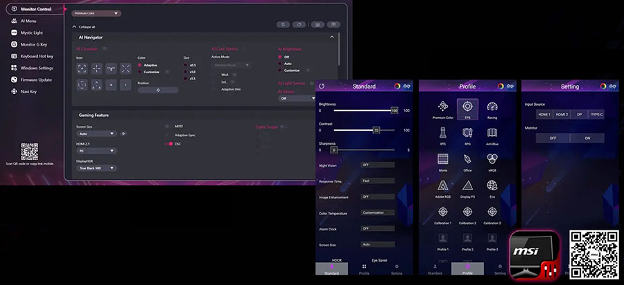 MSI MPG 271QR QD-OLED X50 Gaming Monitör H23