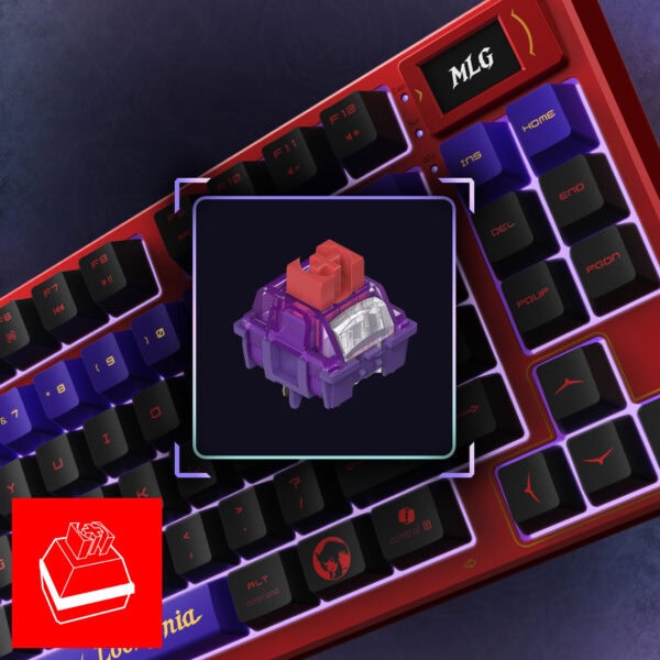 MSI FORGE TKL WIRELESS MLG EDITION Gaming Klavye H3