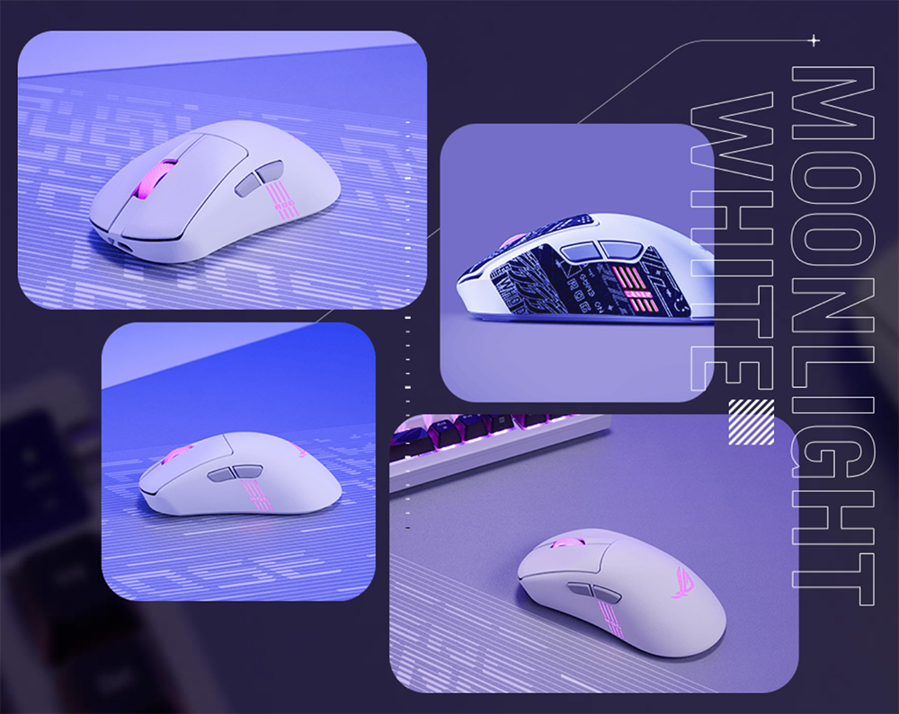 ASUS ROG Keris II Origin Beyaz Gaming Mouse H4