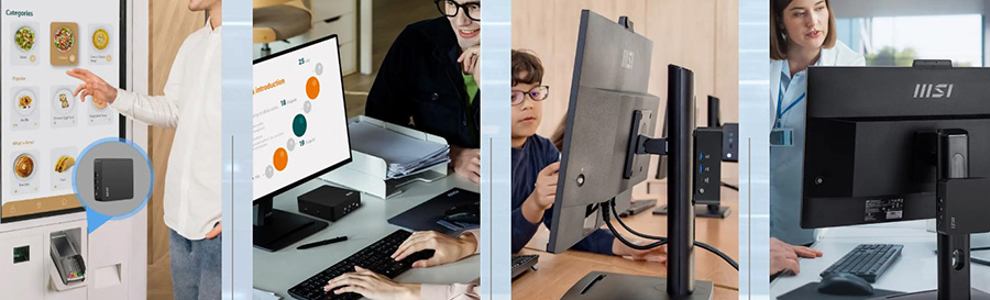 MSI CUBI NUC AI 1UMG-062EU Beyaz Mini Bilgisayar H4