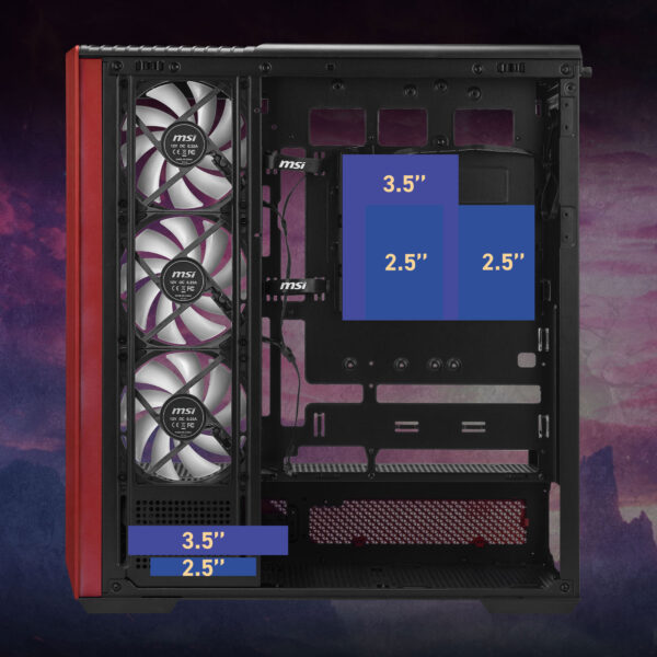 MSI PANO 130R MLG EDITION Gaming Kasa H7