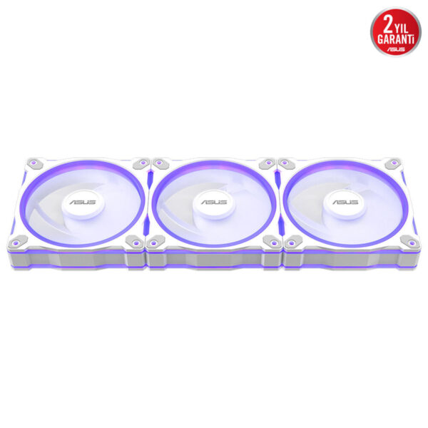 Asus Prime Mr120 Argb 120mm Beyaz 3’lü Kasa Fanı 4