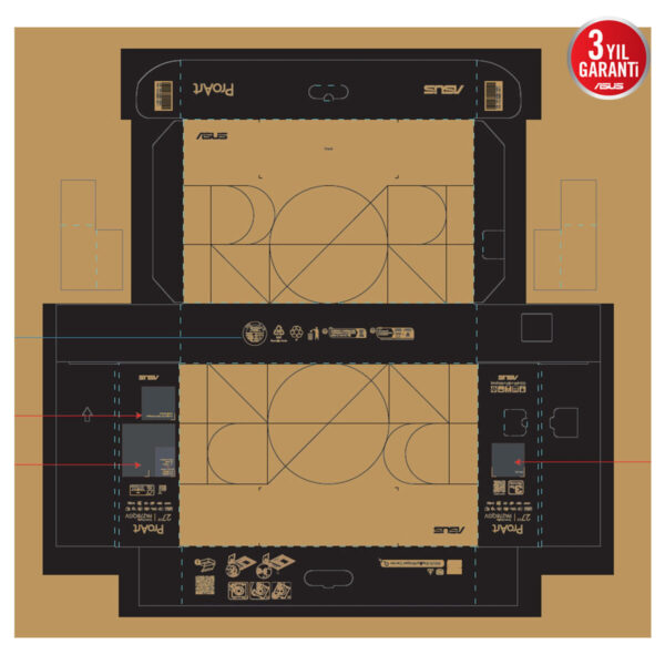 Asus Proart Display Pa278qgv 27inç 120hz 5ms 2k Qhd Adaptive Sync Ips Monitör 14