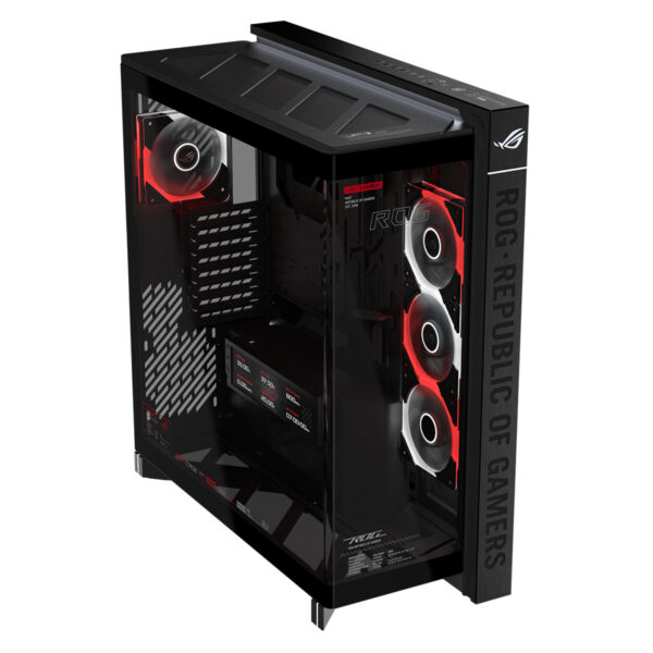 Asus Rog Cronox Argb Panaromik Temperli Cam Lcd Ekranli Full Tower E Atx Gaming Kasa 2