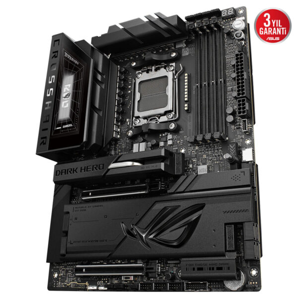 Asus Rog Crosshair X870e Dark Hero 9600mhz (oc) Ddr5 Soket Am5 M.2 Hdmi Usb4 Atx Anakart 8