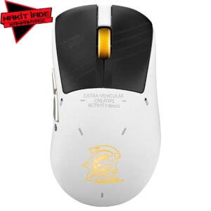 ASUS ROG Keris II Origin-KJP Beyaz 8K Hz AimPoint Pro Sensörlü Kablosuz Oyun Mouse, yüksek performans ve hassasiyet sunar. 8K Hz yenileme hızı ve kablosuz tasarımıyla profesyonel oyuncular için ideal.