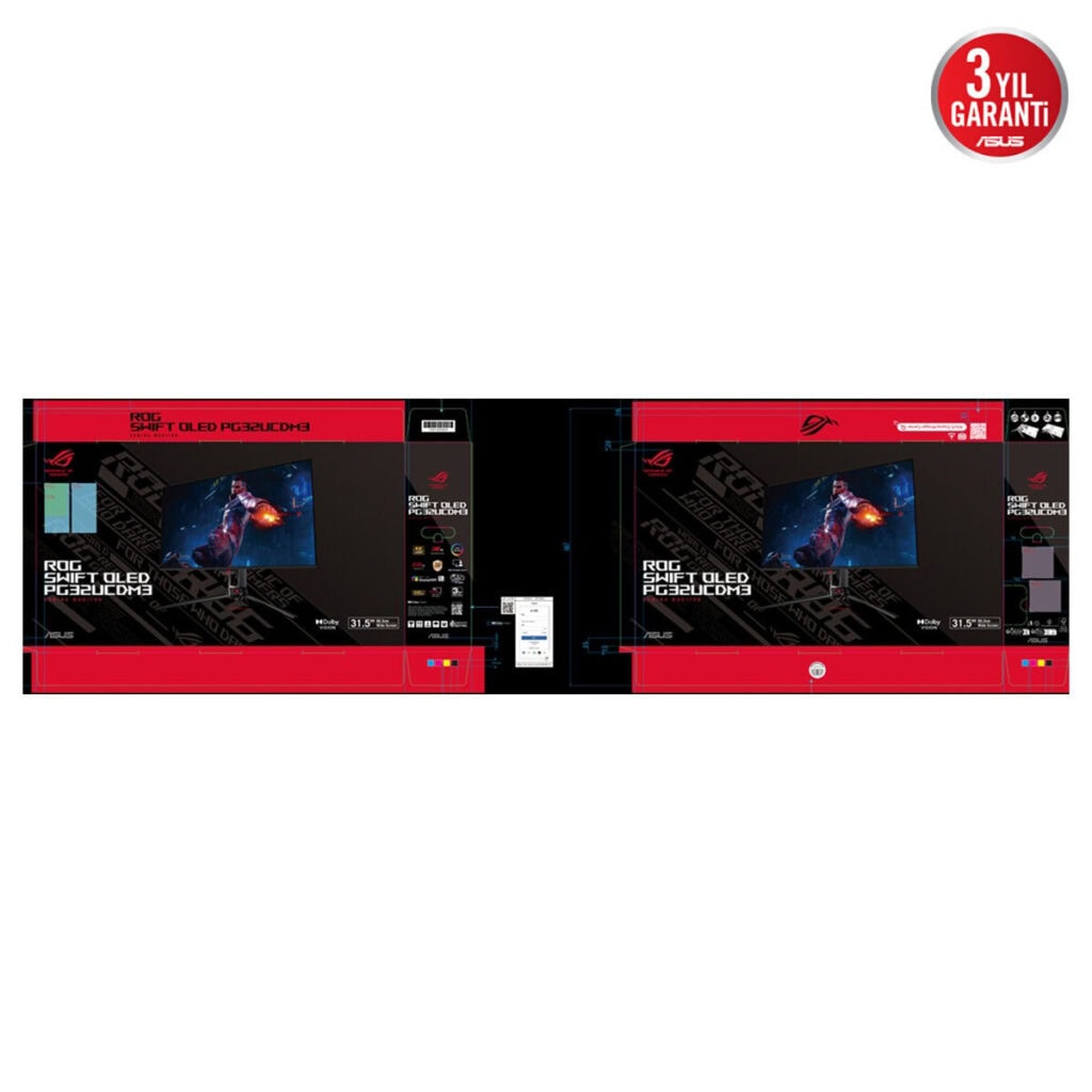 ASUS ROG Swift OLED PG32UCDM Gen3 Gaming Monitör - Gaming.Gen.TR