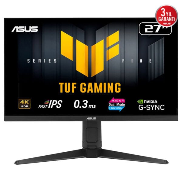 Asus Tuf Gaming Vg27uqel5a 27 Inç 75hz 4k Uhd 0.3ms 300hz Full Hd Dual Mode Adaptive Sync Fast Ips Gaming Monitör 2