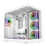 Cooler Master Elite 600 Beyaz 7x120mm ARGB Fan Temperli Cam USB 3.2 Mid Tower ATX Gaming Kasa (E600-WGNN-S02)