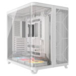 Corsair AIR 5400 RS-R Beyaz 3x120mm ARGB Fan Mesh Temperli Cam USB 3.2 Triple Chamber Mid Tower E-ATX Gaming Kasa (CC-9011319-WW)