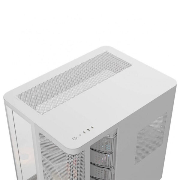 Corsair Air 5400 Rs R Beyaz 3x120mm Argb Fan Mesh Temperli Cam Usb 3.2 Triple Chamber Mid Tower E Atx Gaming Kasa (cc 9011319 Ww) 5