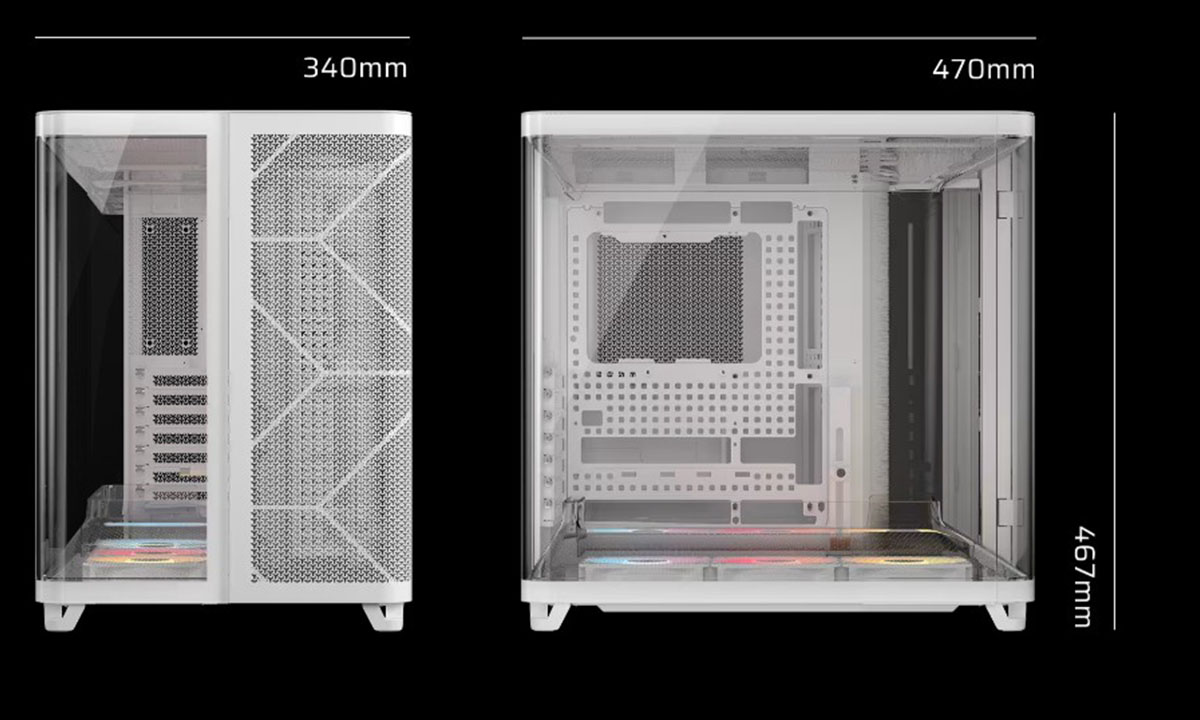 Corsair Air 5400 Rs R Beyaz Gaming Kasa H010