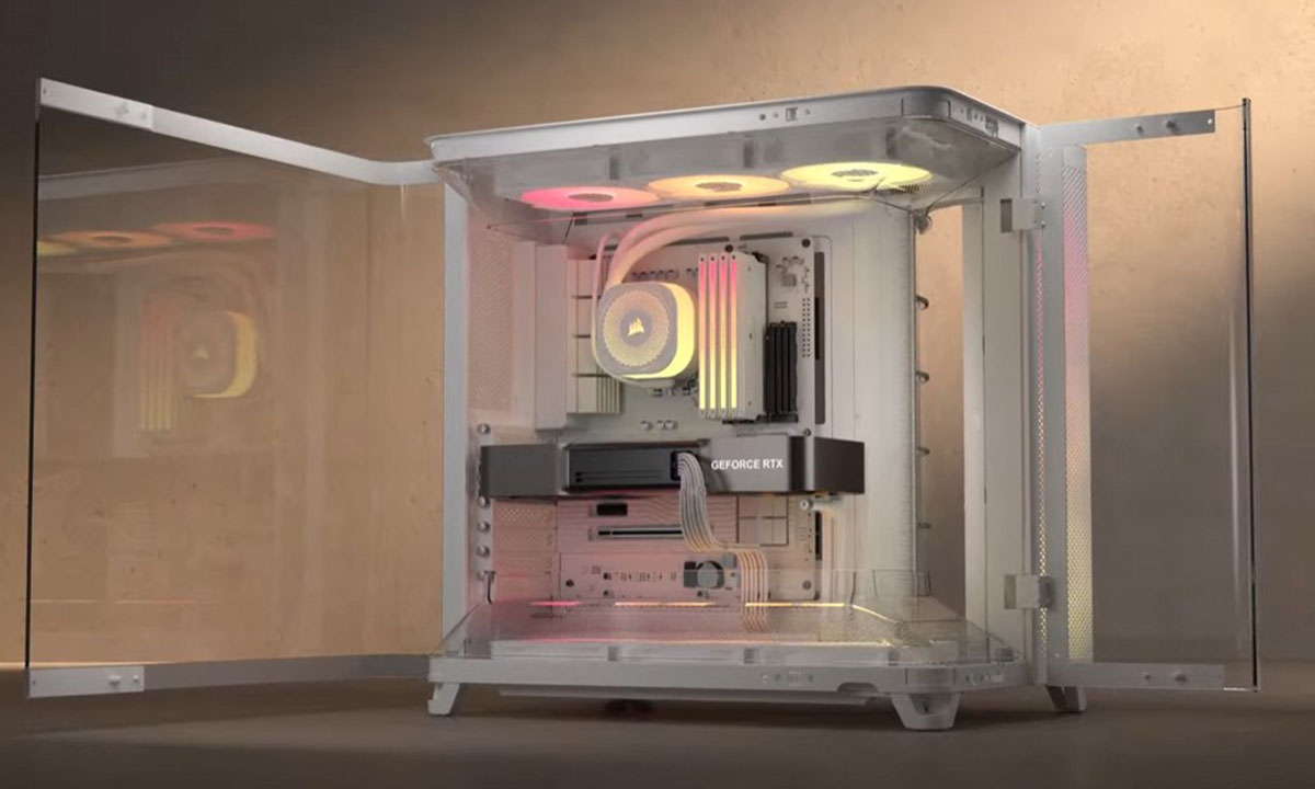 Corsair AIR 5400 RS-R Beyaz Gaming Kasa H5